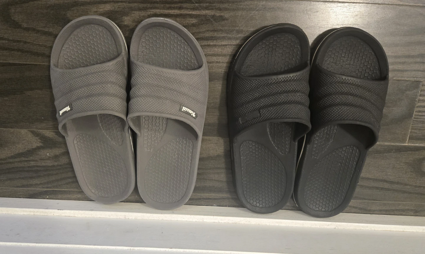 Casual Slides - Grey, Black, Tan, White - photo 2