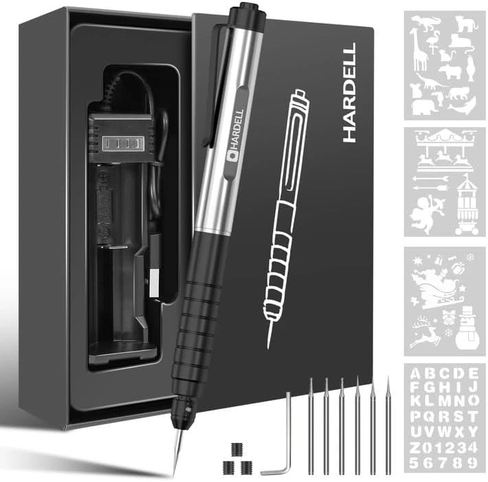 HARDELL Rechargeable Mini Engraver Pen / DIY Tool