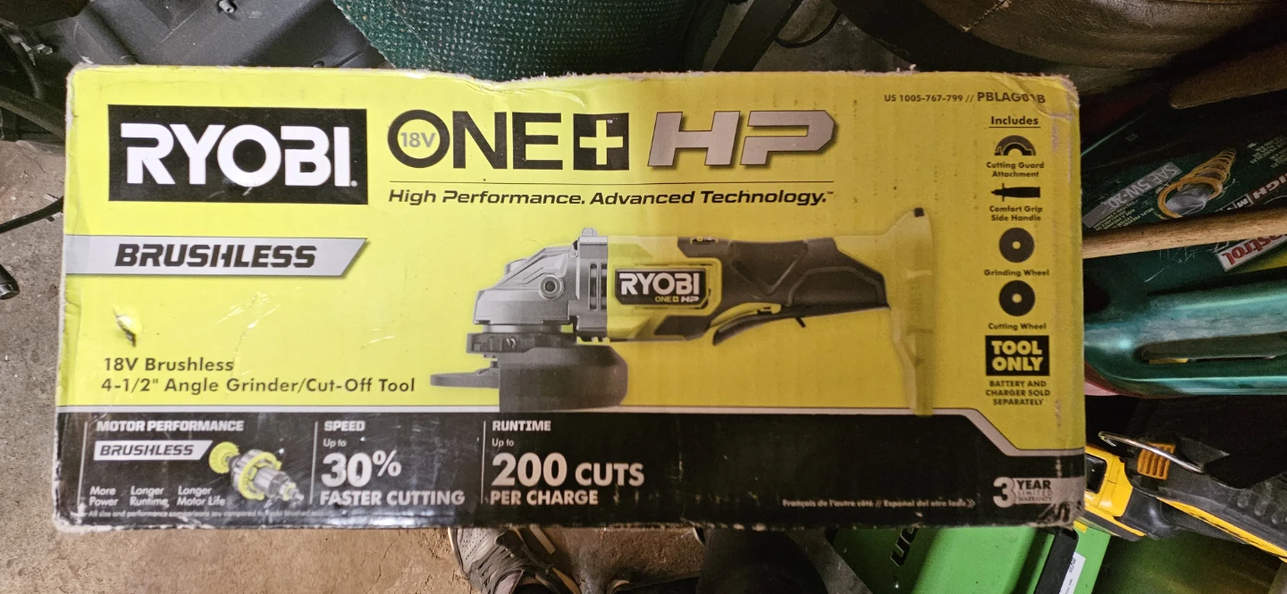 Ryobi ONE+ HP 18V Brushless 4-1/2" Angle Grinder/Cut-Off Tool - photo 2