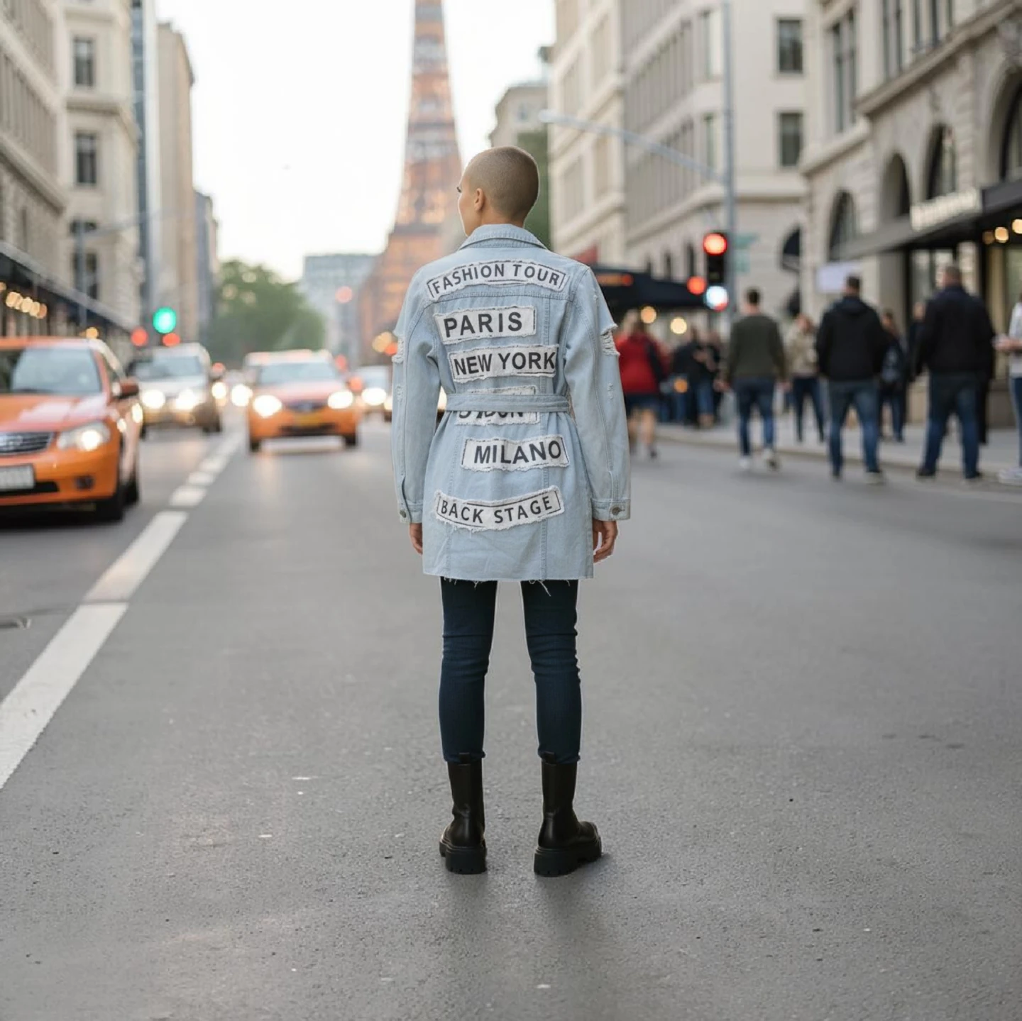 Fashion Tour Denim Jacket - Paris, New York, Milan - photo 2