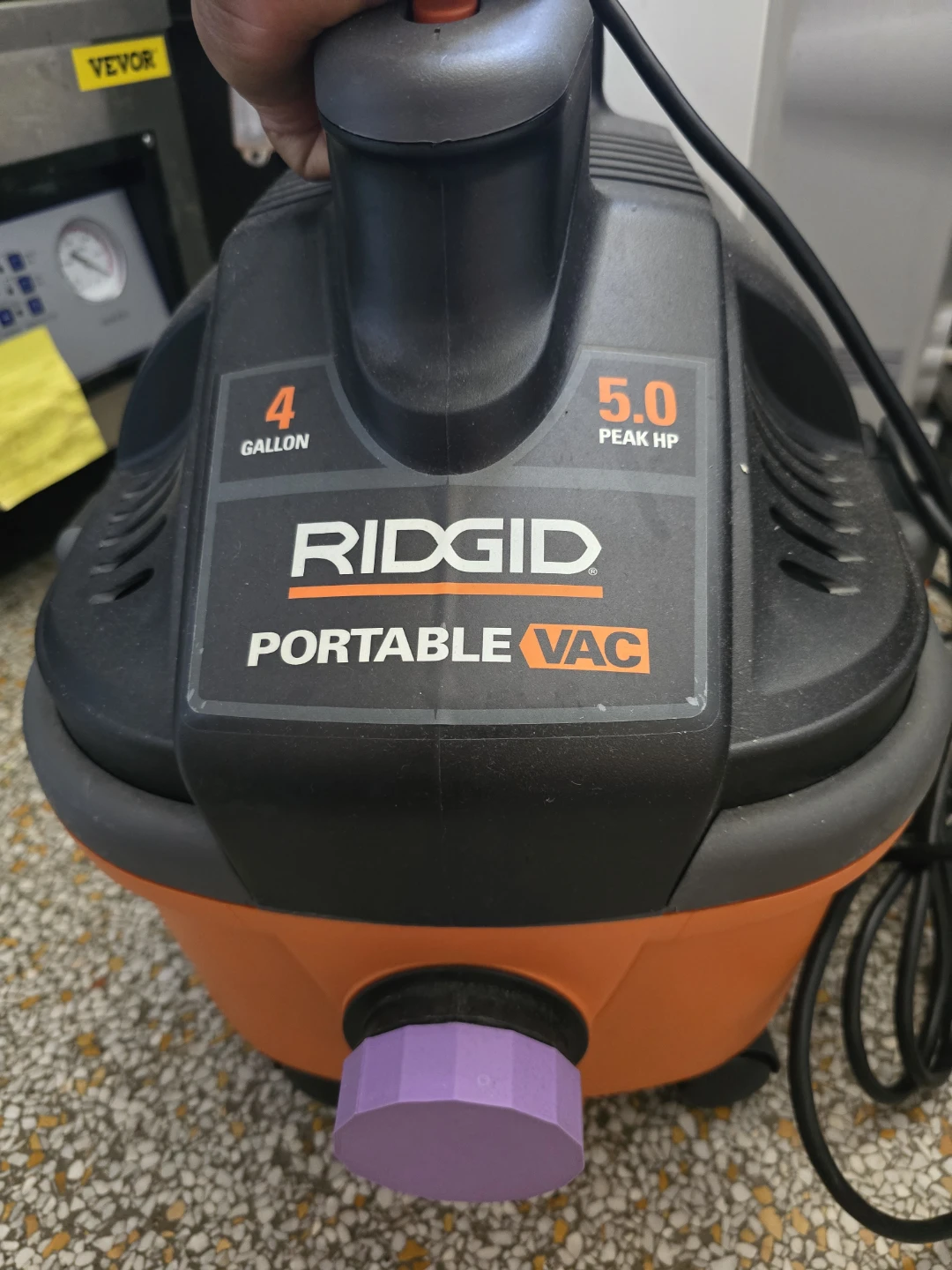 RIDGID 4 Gallon Portable Vac - photo 4