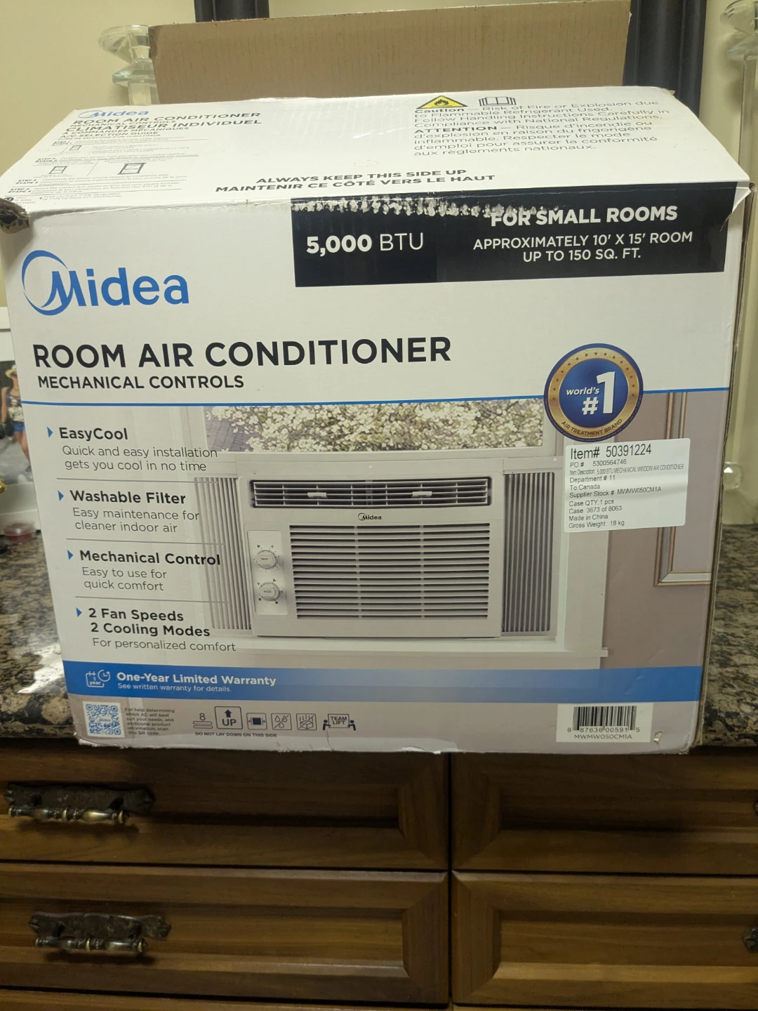 Midea 5,000 BTU Room Air Conditioner - photo 2