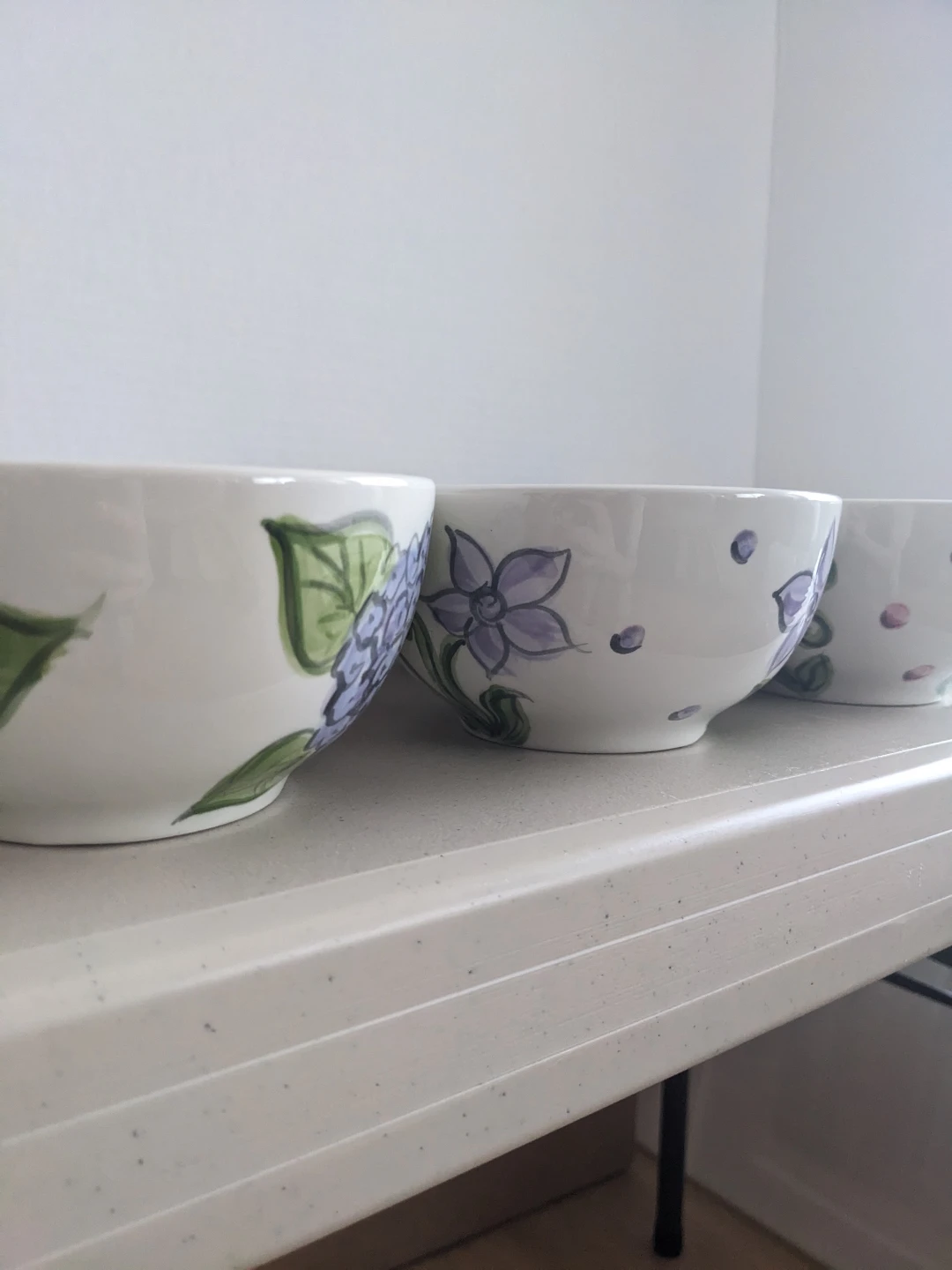 Set of 6 Floral Ceramic Bowls - photo 4