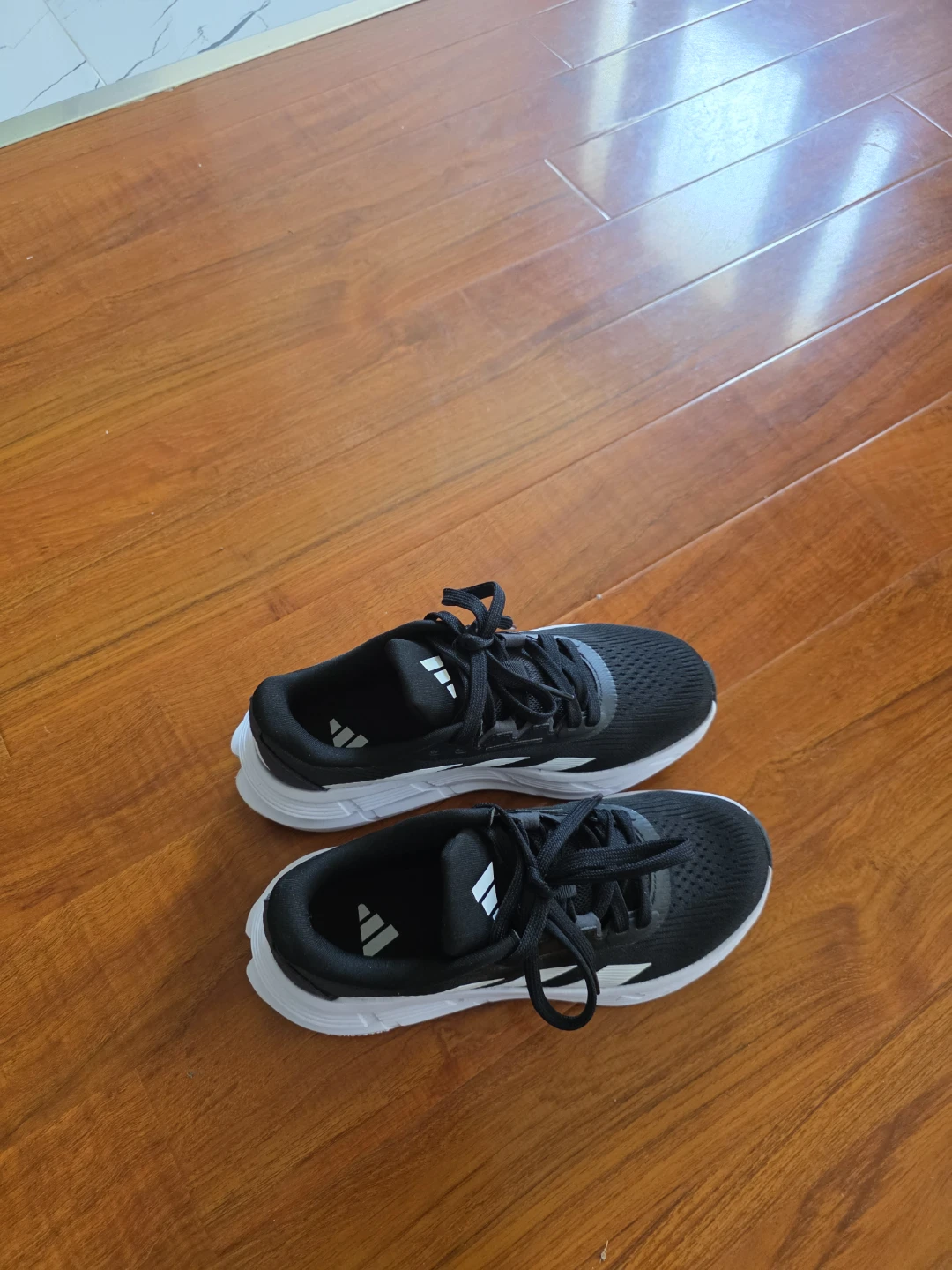 Adidas Running Shoes Black/White Women's Size 8