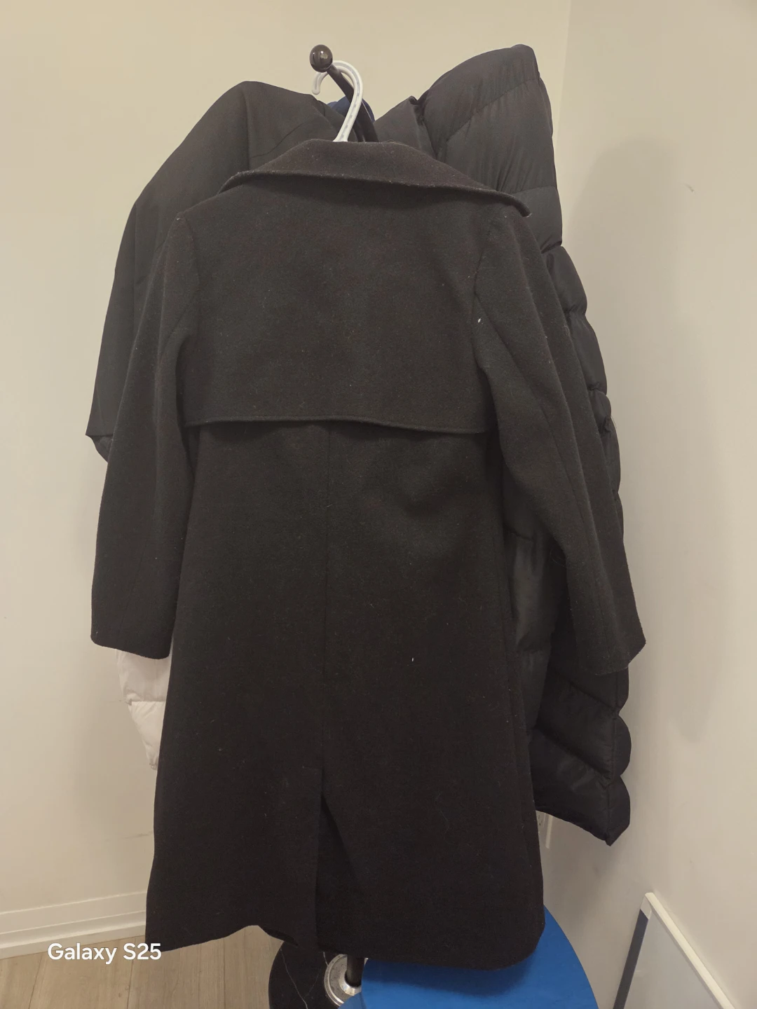 Black Double-Breasted Peacoat - photo 2