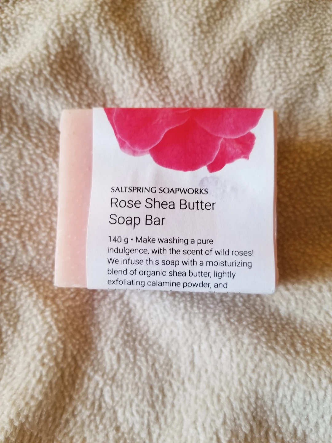 Saltspring Soapworks Rose Shea Butter Soap Bar
