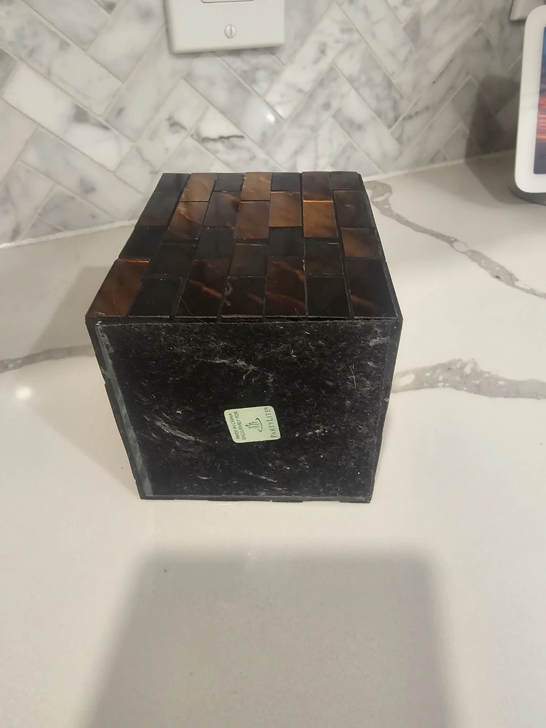 Mosaic Glass Votive Candle Holder - photo 2