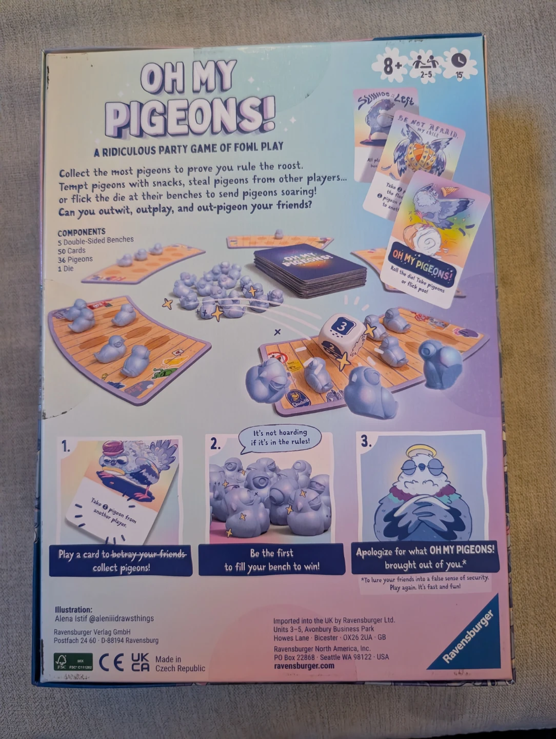 NEW ~ Oh My Pigeons! Party Game - photo 2