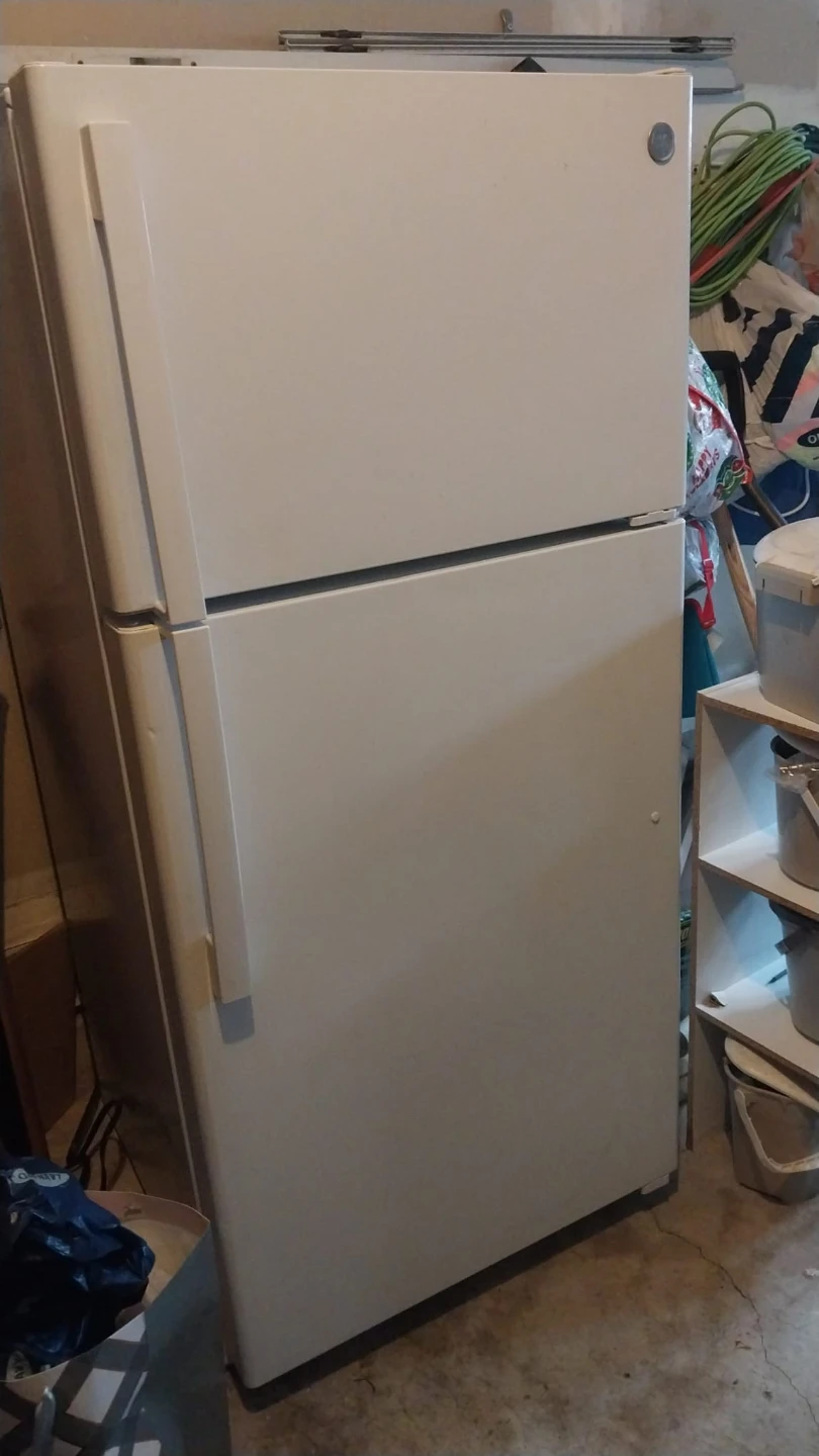 GE White Refrigerator GTE16DTNRWW 15.6 cu ft