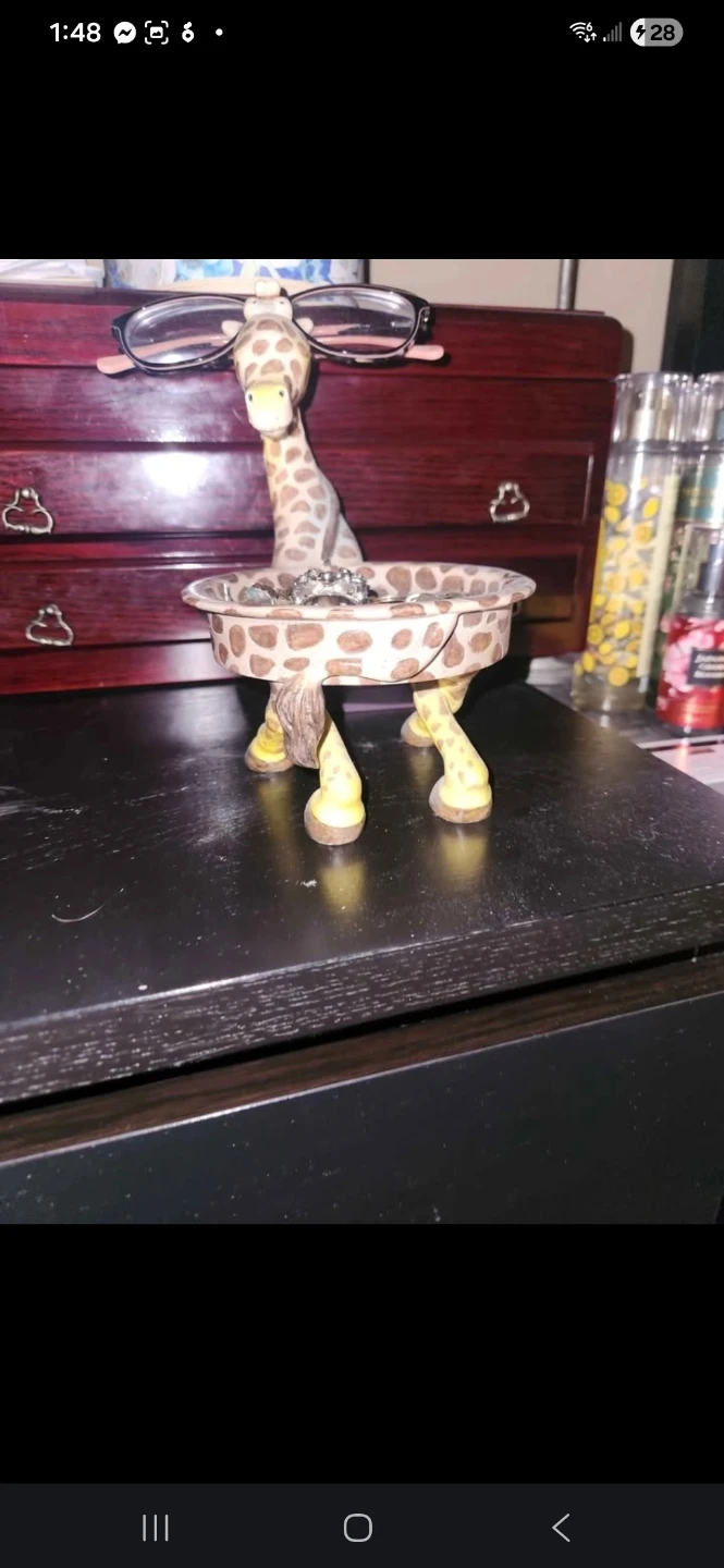 Giraffe Ring Holder with Glasses Stand - photo 2