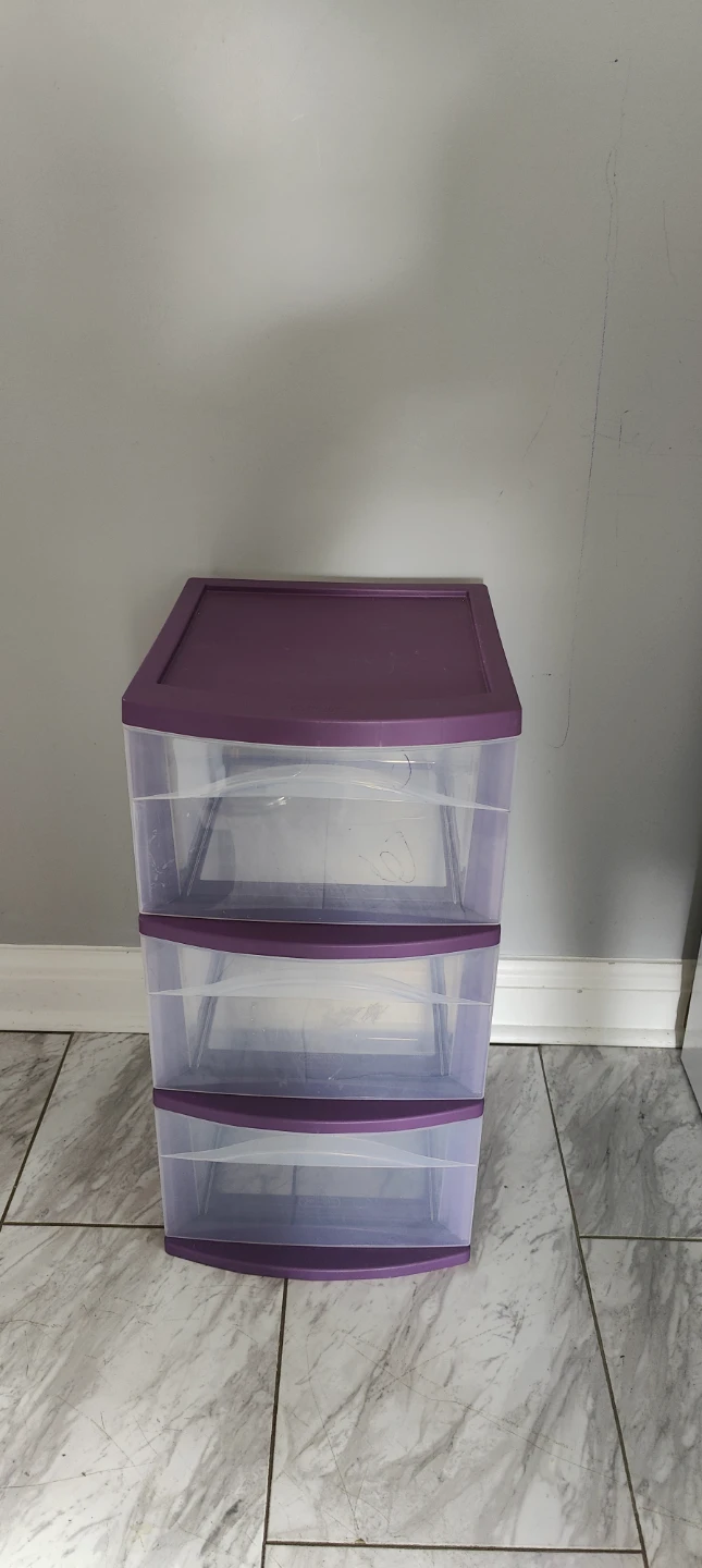 Pending pick up. Plastic Drawer Storage Unit