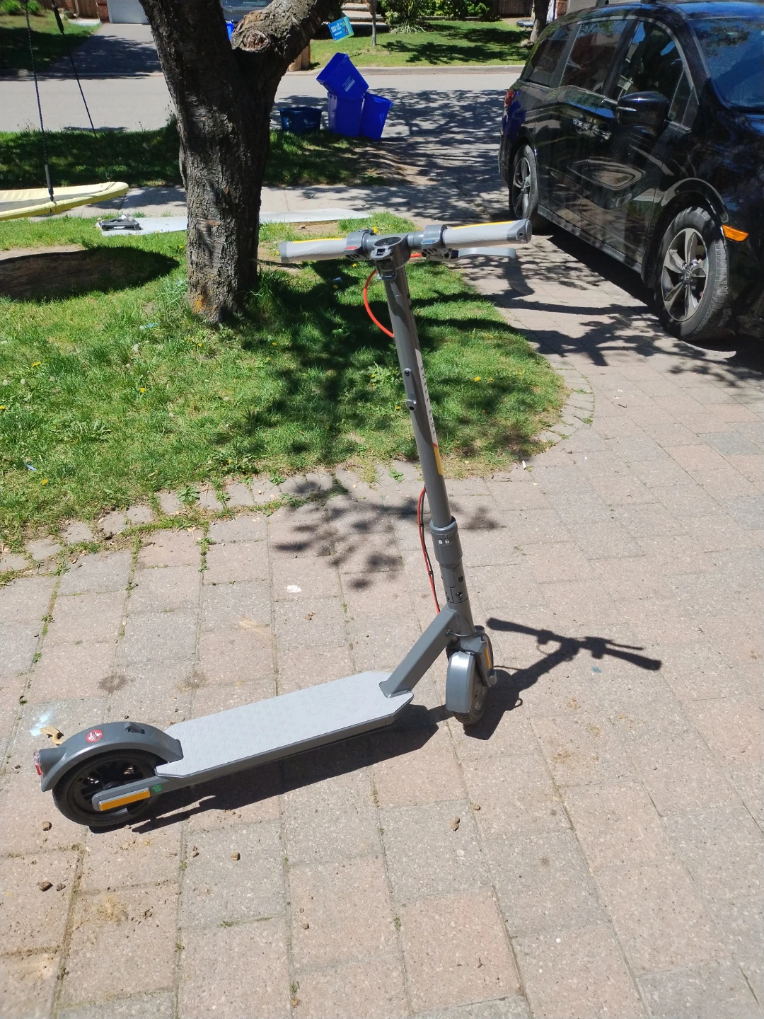 Grey Electric Scooter