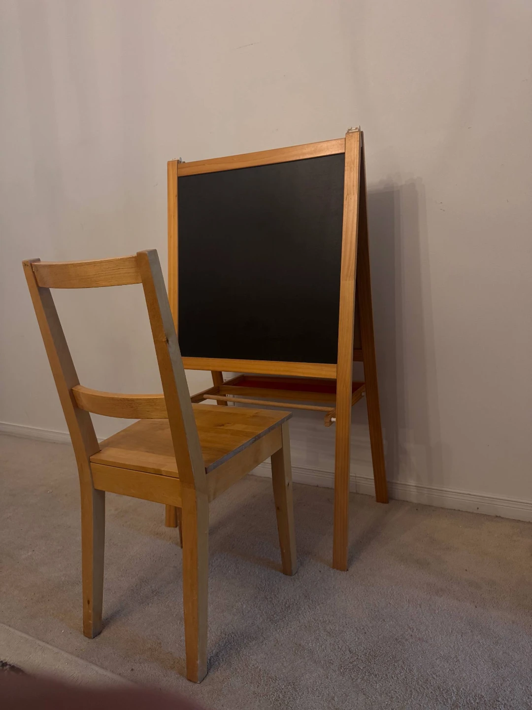 Wooden Easel  Double Side and Chair Set - photo 5