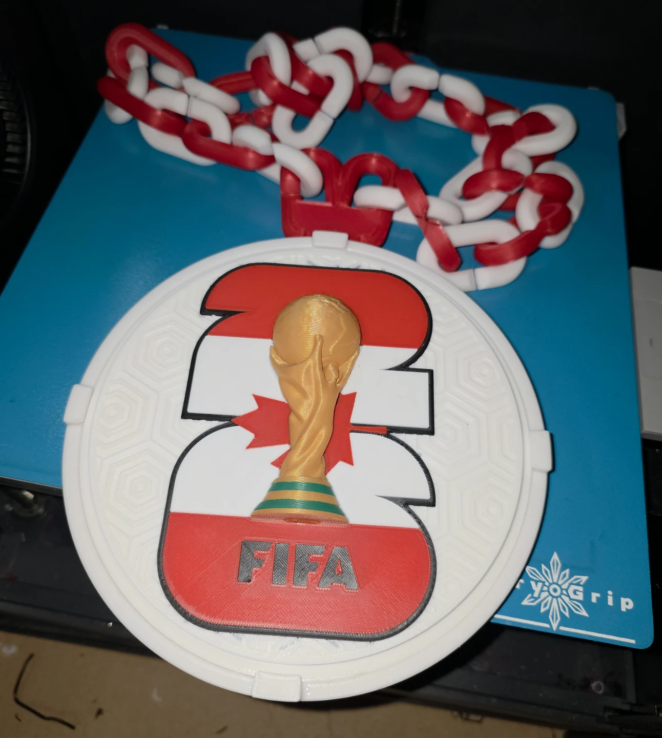 Fifa world cup 3d printed spinner pendants with chain - photo 5
