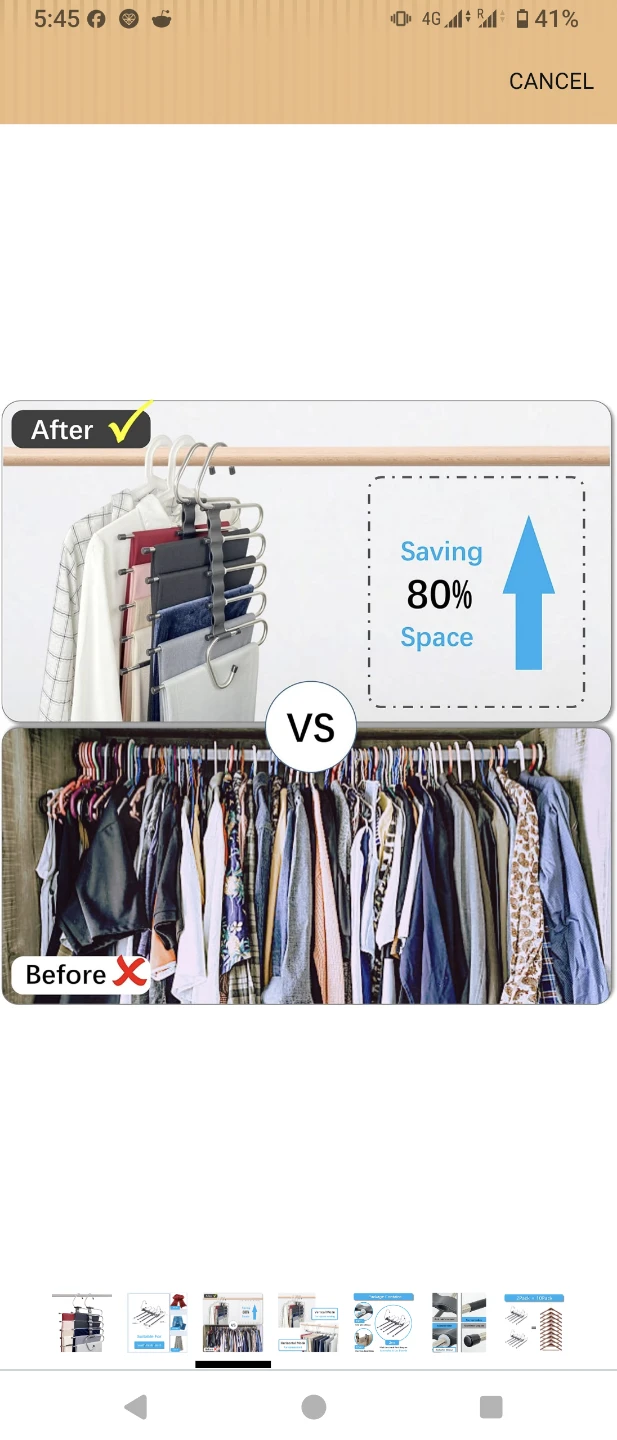 4 Multifunctional 5-Tier Pant Hangers - photo 3
