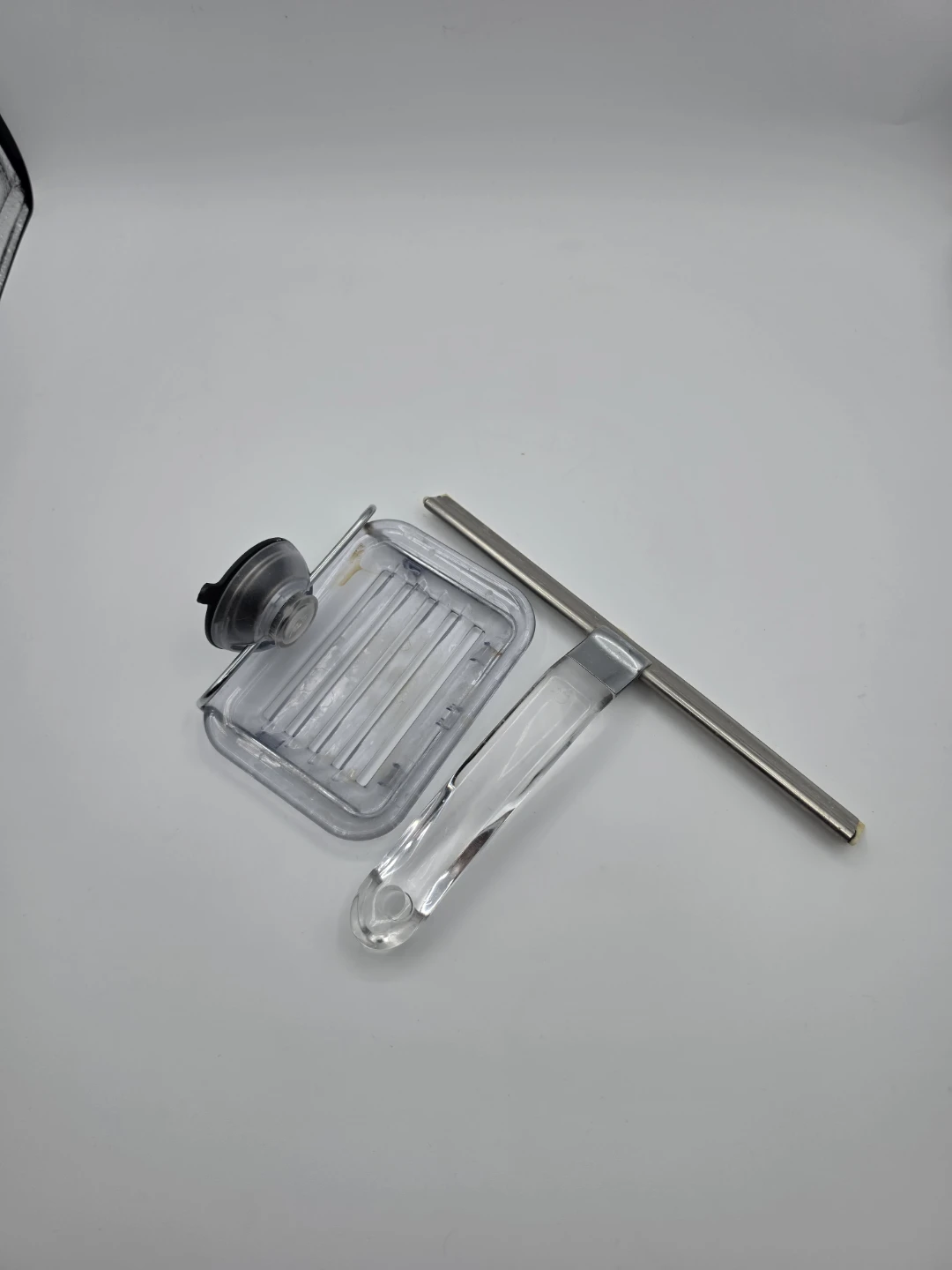 Shower Squeegee with Soap Dish