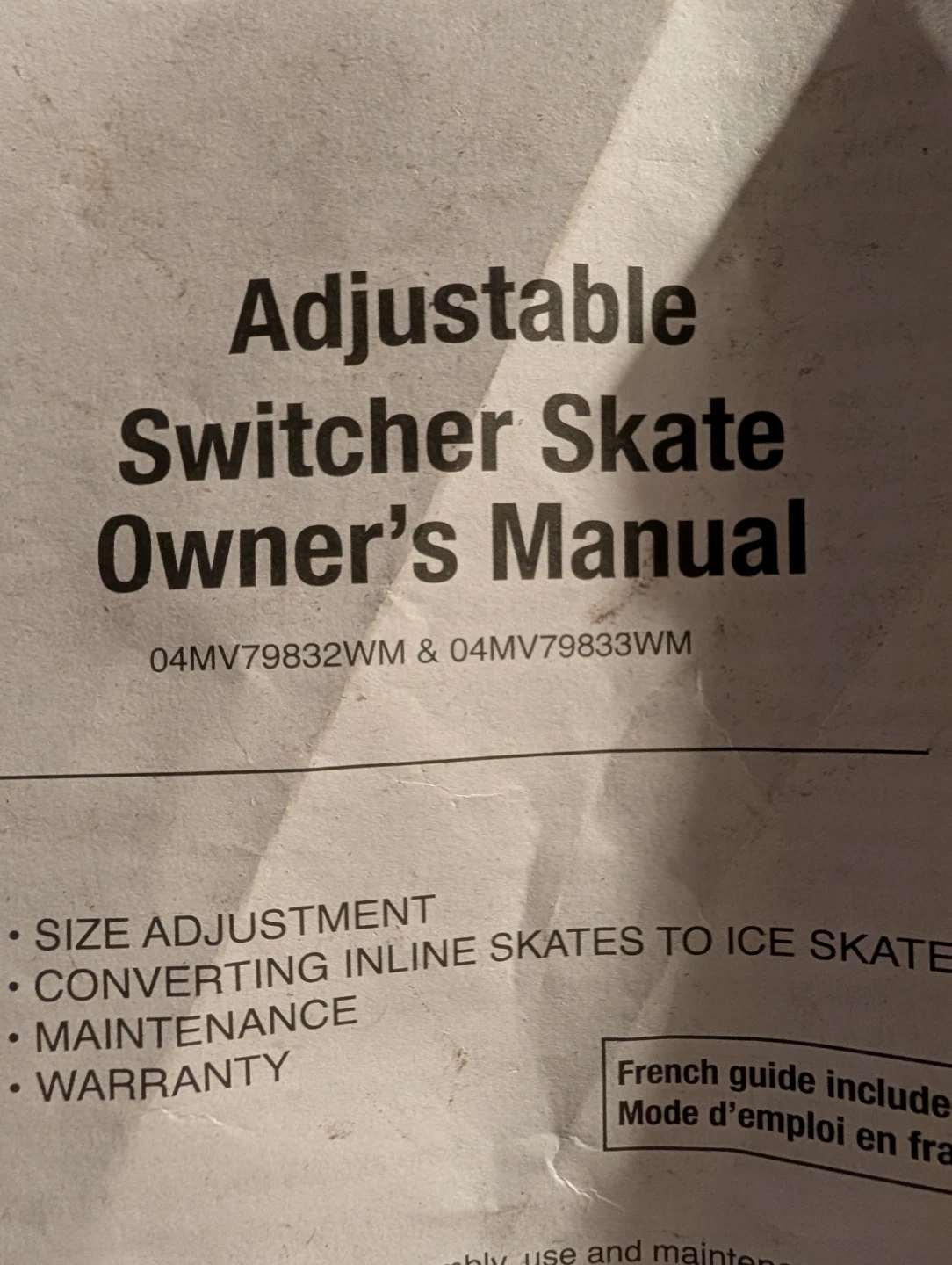 Adjustable Switcher Skate