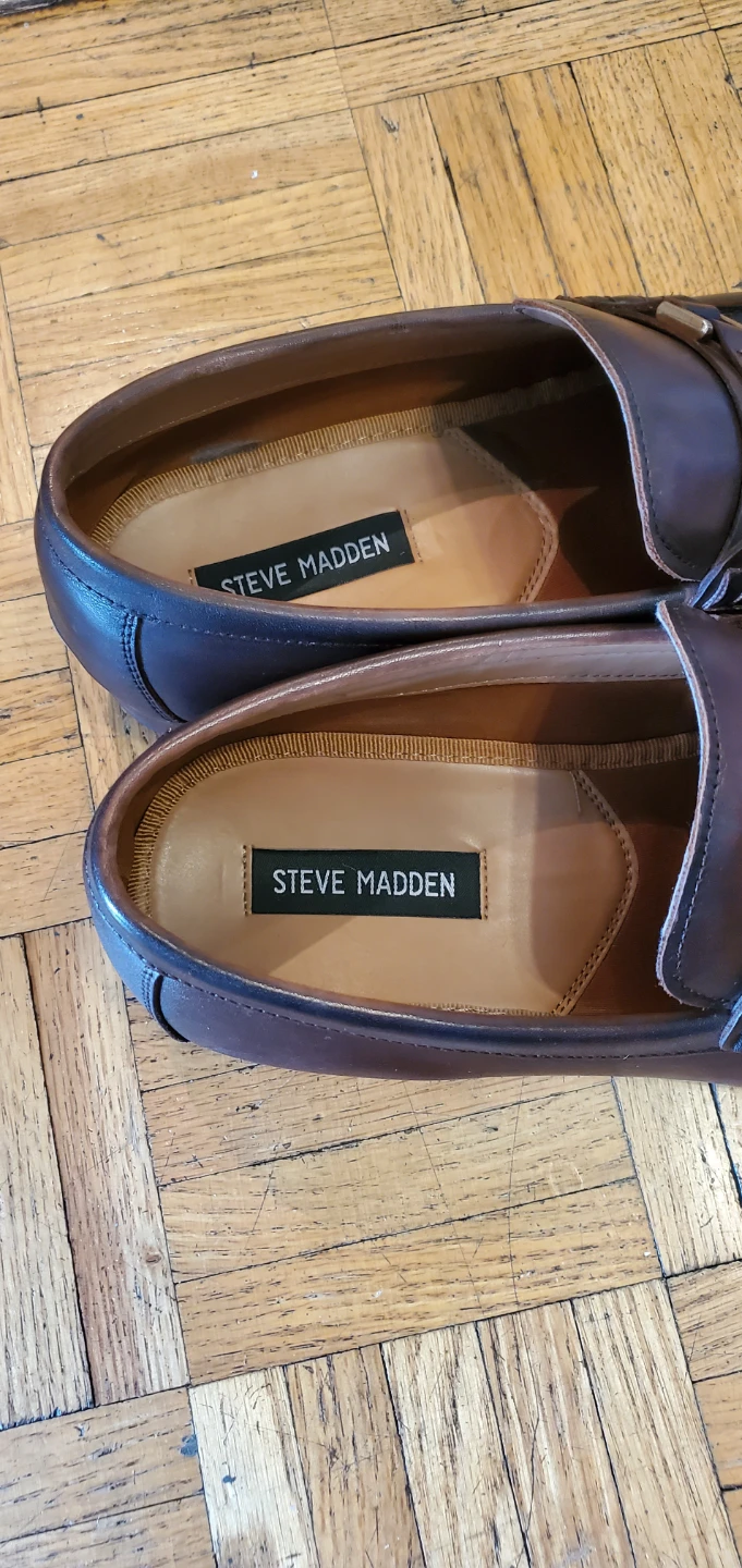 Men's Leather Steve Madden Shoes  Size 11 - photo 2