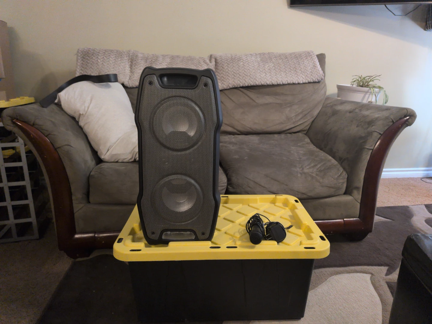 Sharp Portable PA Speaker with Microphone