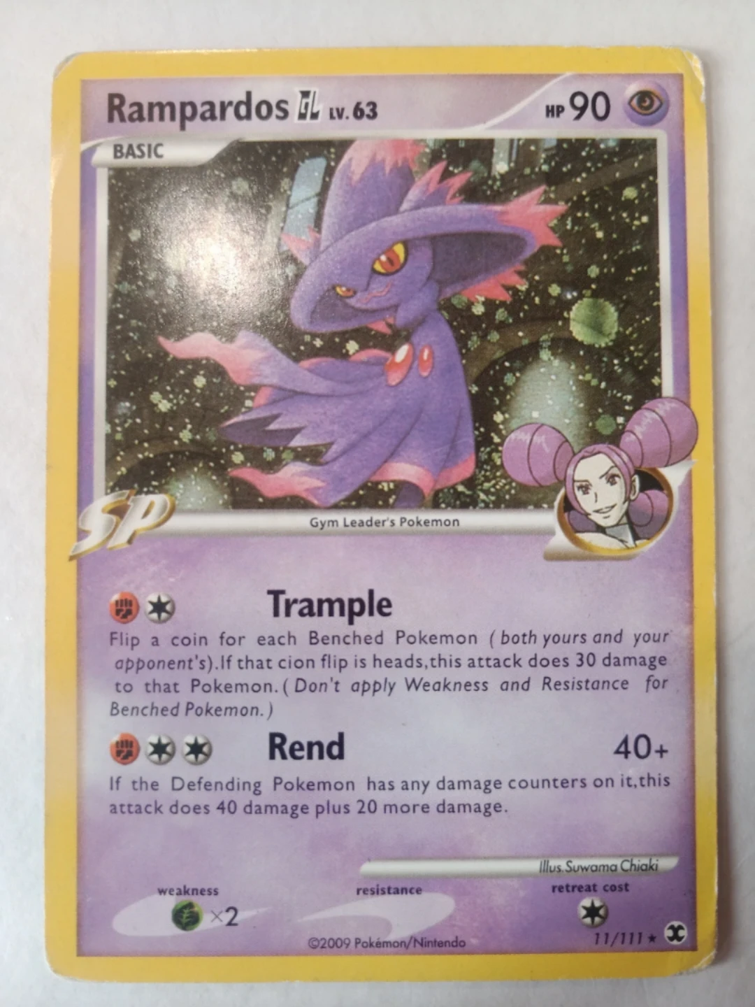 Pokemon Rampardos SP Trading Card