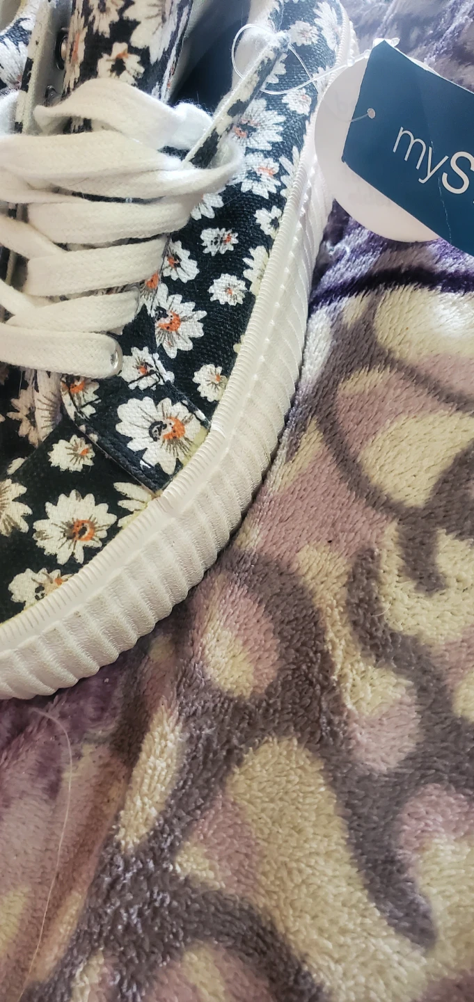 MyStyle Floral Canvas Sneakers - photo 3