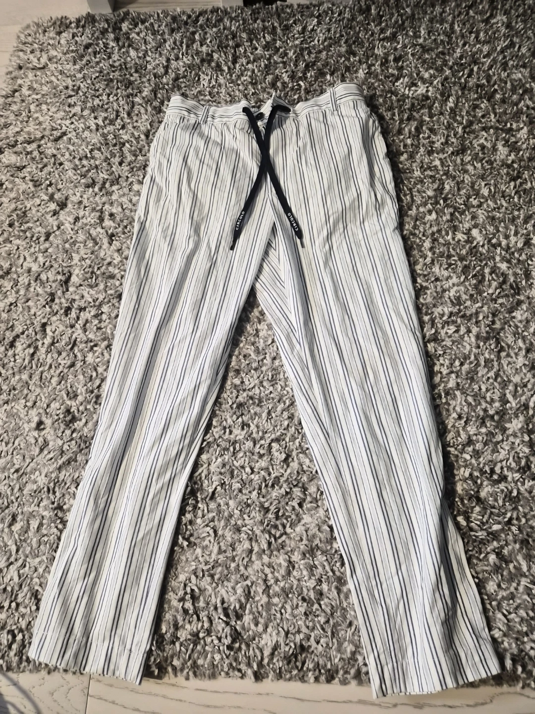 Circolo draw string, striped dress pants