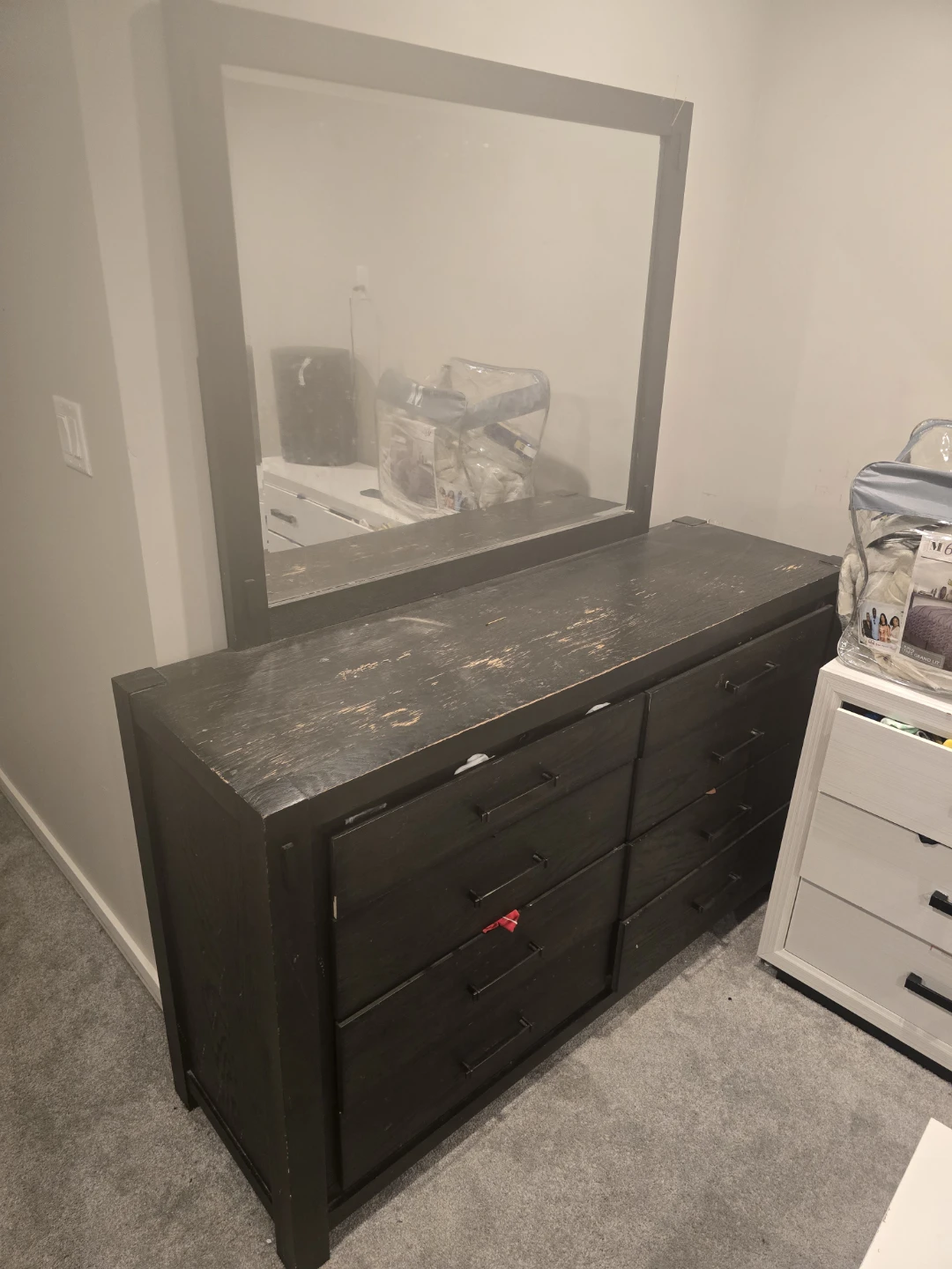 Black Dresser with Mirror - photo 5