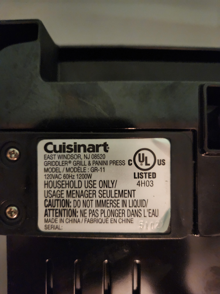 Cuisinart Griddler & Panini Press - photo 5
