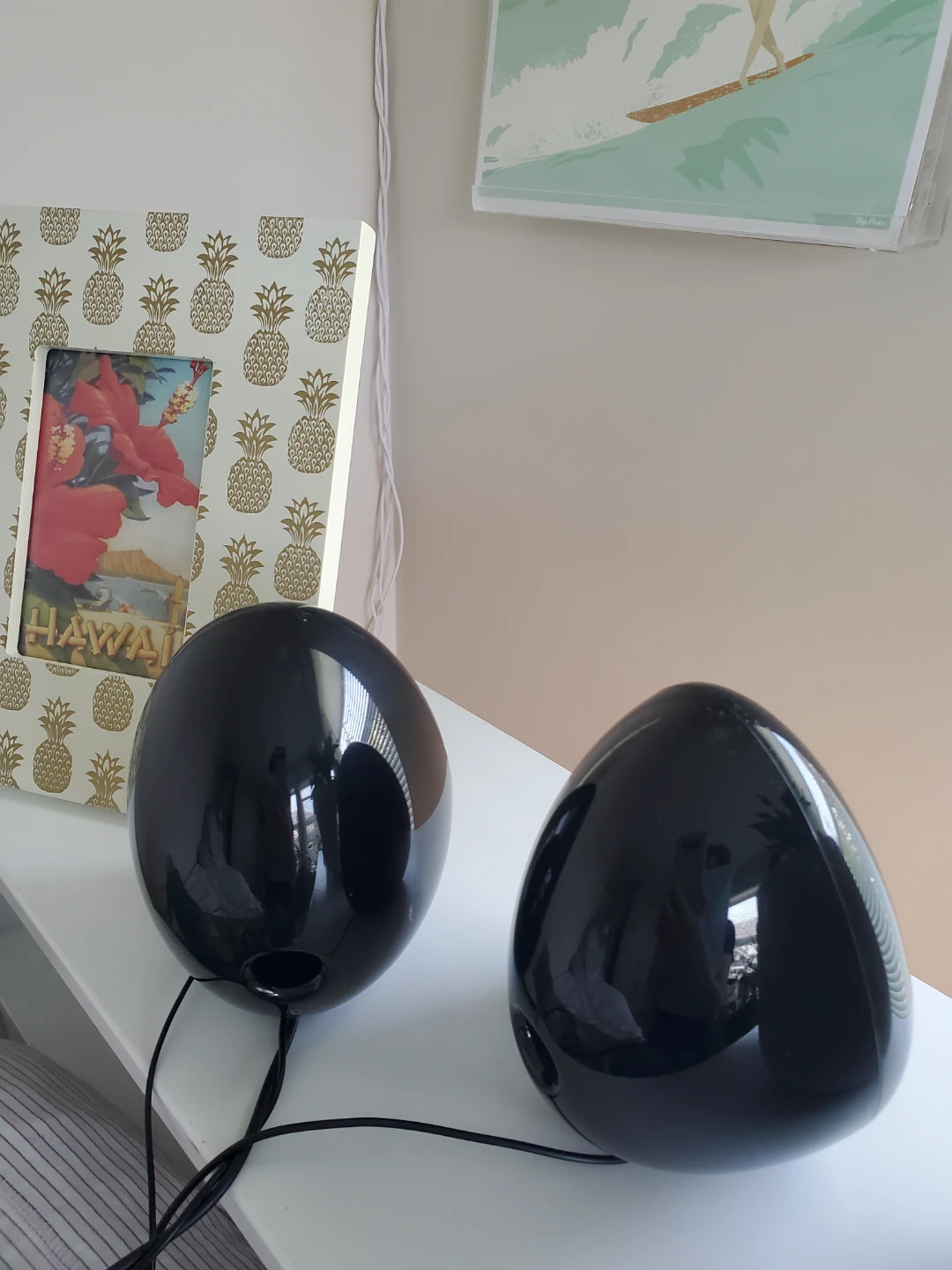 Mint Black Egg Shaped Computer Speakers - photo 2