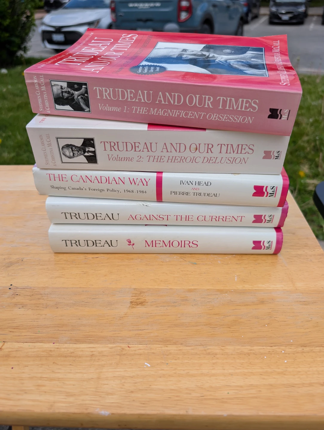 Set of 5 Trudeau Books