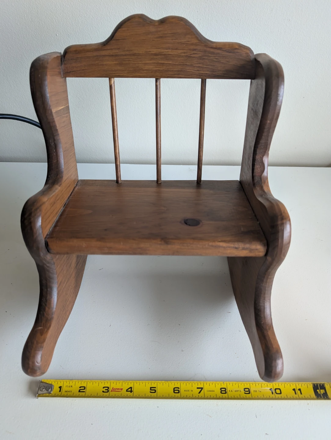 Wooden Rocking Chair for Dolls or Decor