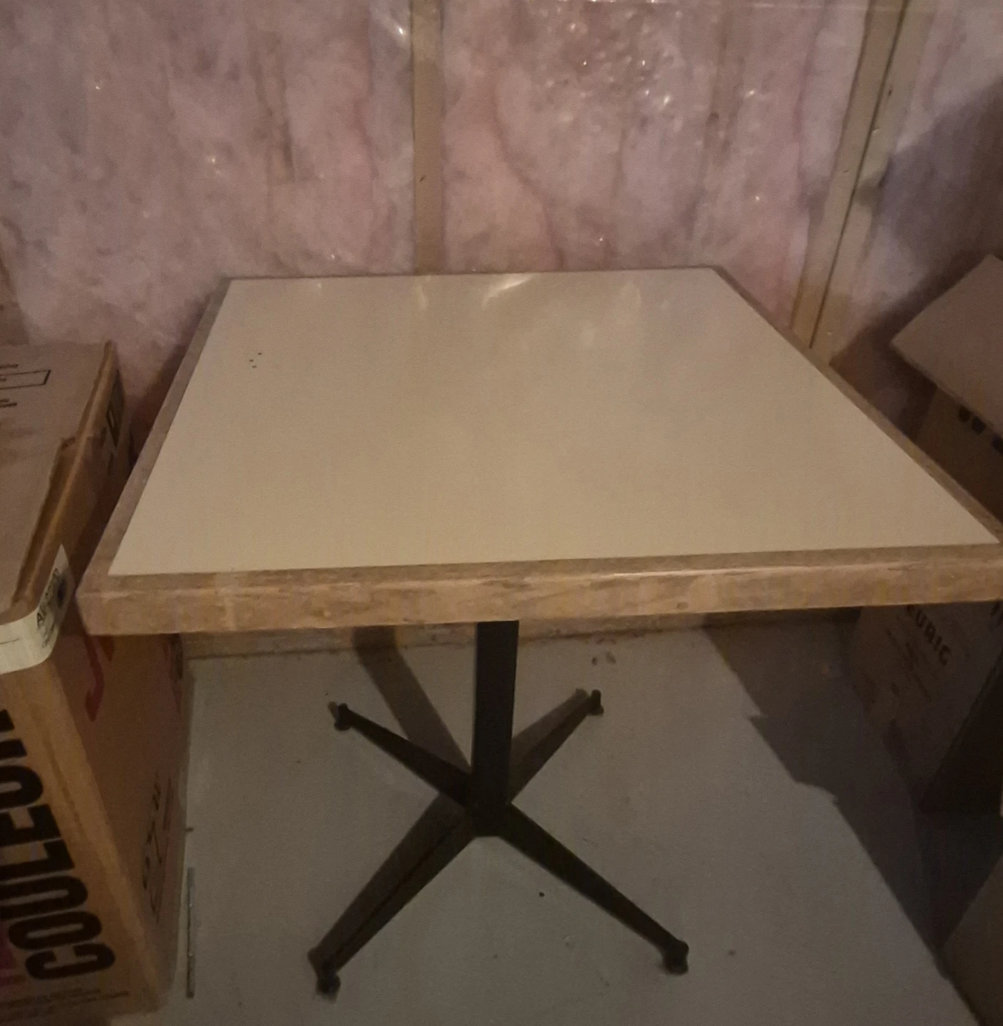 Square Table with Pedestal Base - photo 3