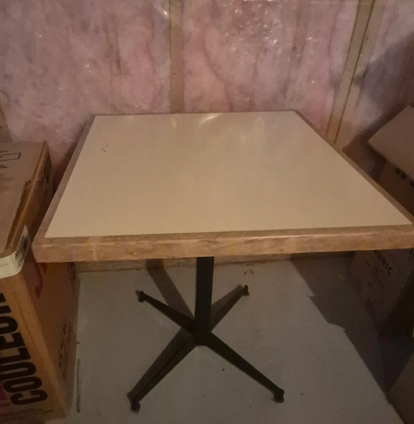 Square Table with Pedestal Base - photo 3