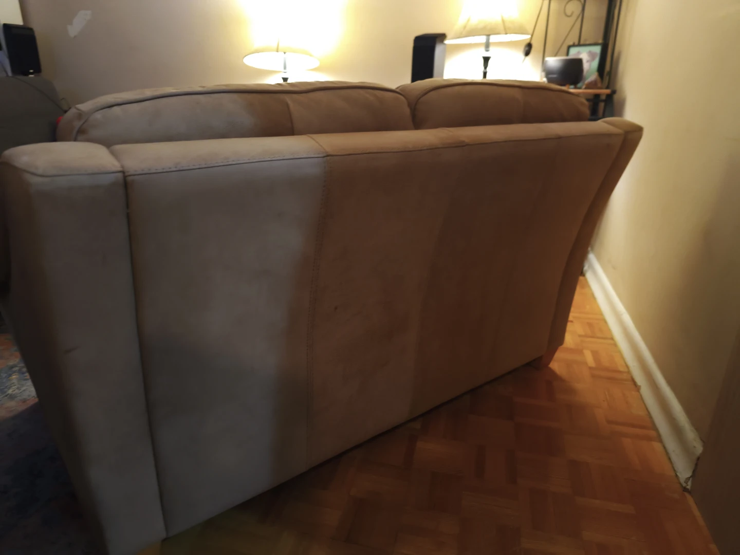 Free Couch/Loveseat (Suede) (Not Micro-Suede) (Read Desc) - photo 4