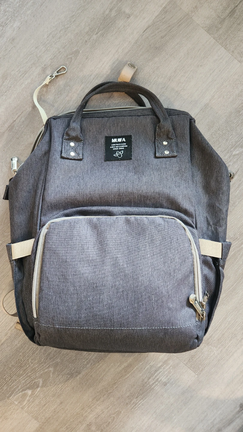 MUIFA Diaper Bag Backpack Grey