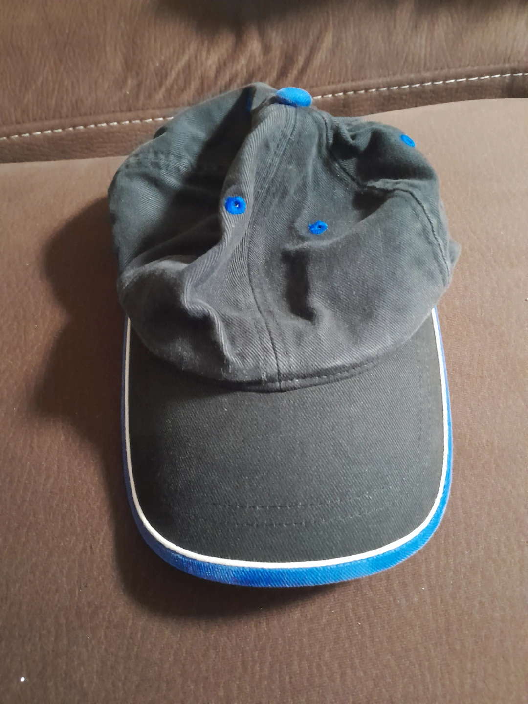 Yupoong Baseball Cap - Black/Blue