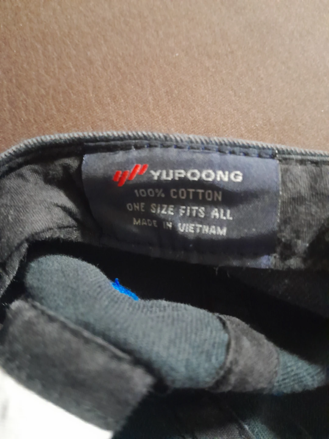 Yupoong Baseball Cap - Black/Blue - photo 3
