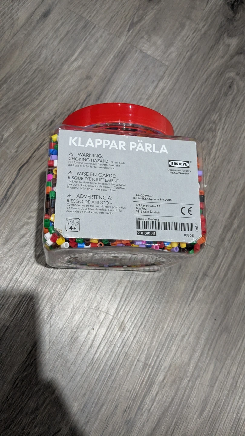 IKEA KLAPPAR PÄRLA Beads Jar - photo 2