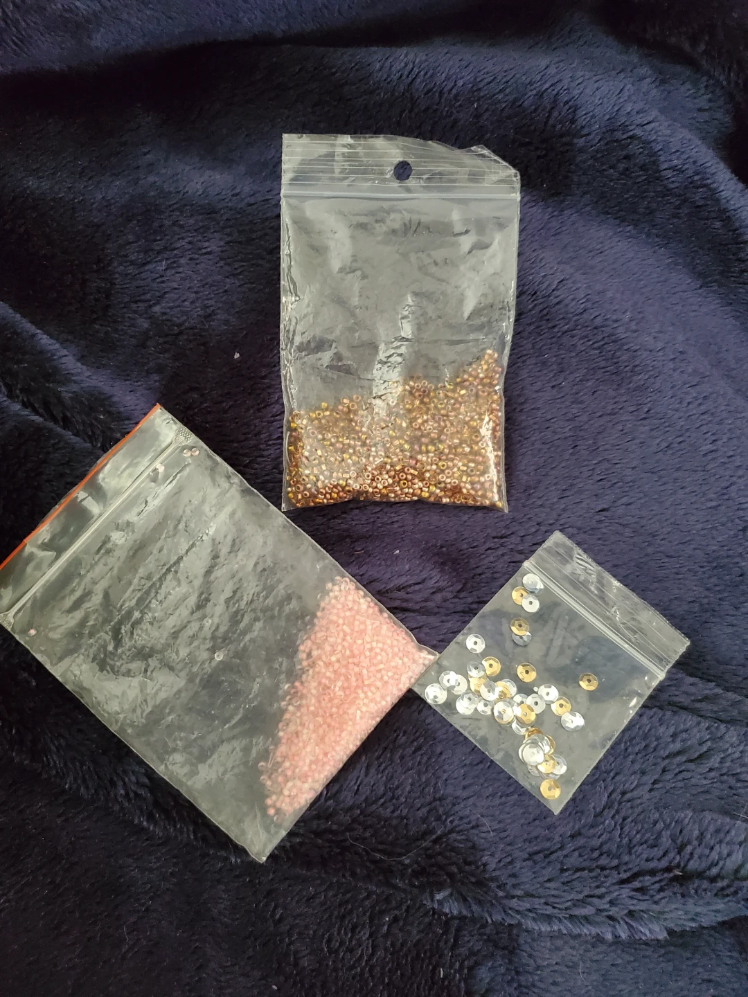 Beads and Sequins Craft Lot