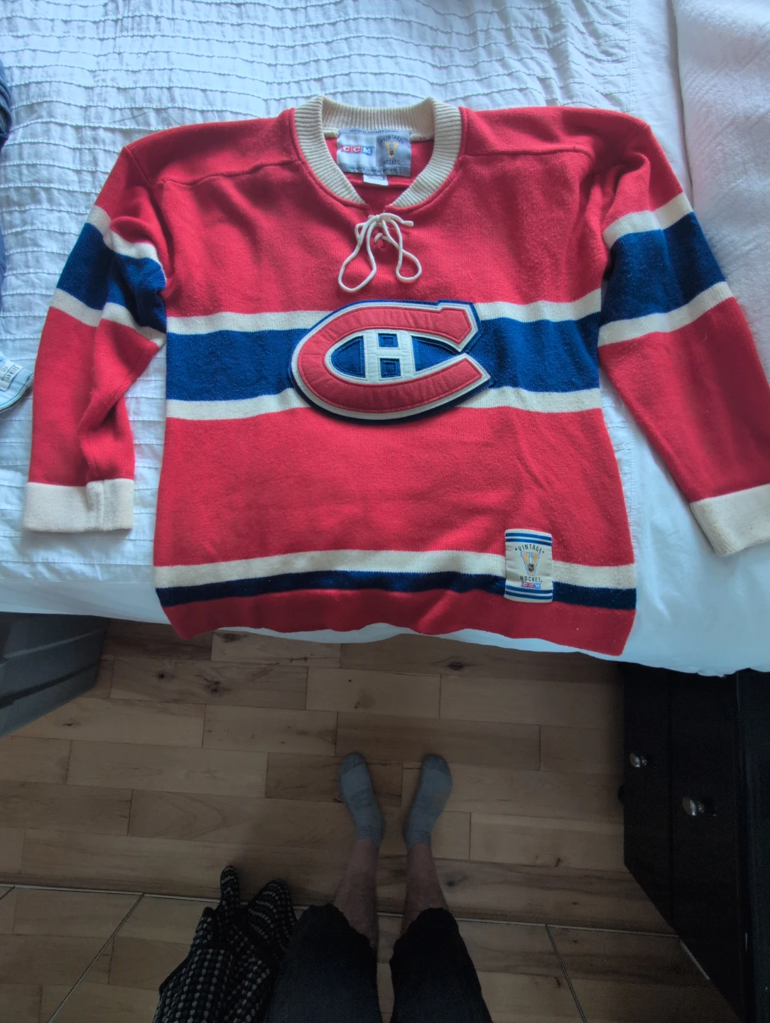 CCM Vintage Hockey Jersey - Montreal Canadiens  sweater - Size M