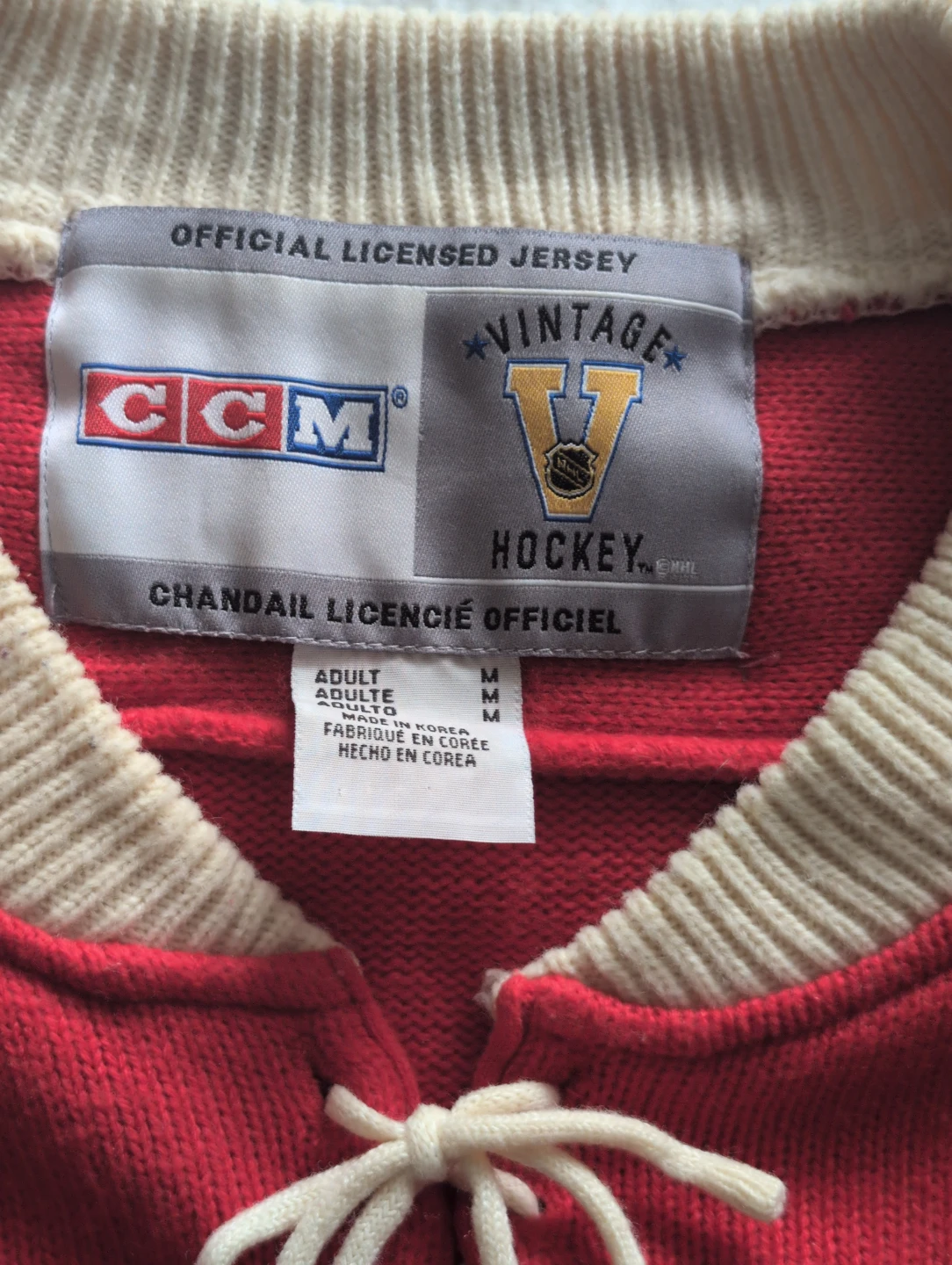 CCM Vintage Hockey Jersey - Montreal Canadiens  sweater - Size M - photo 2