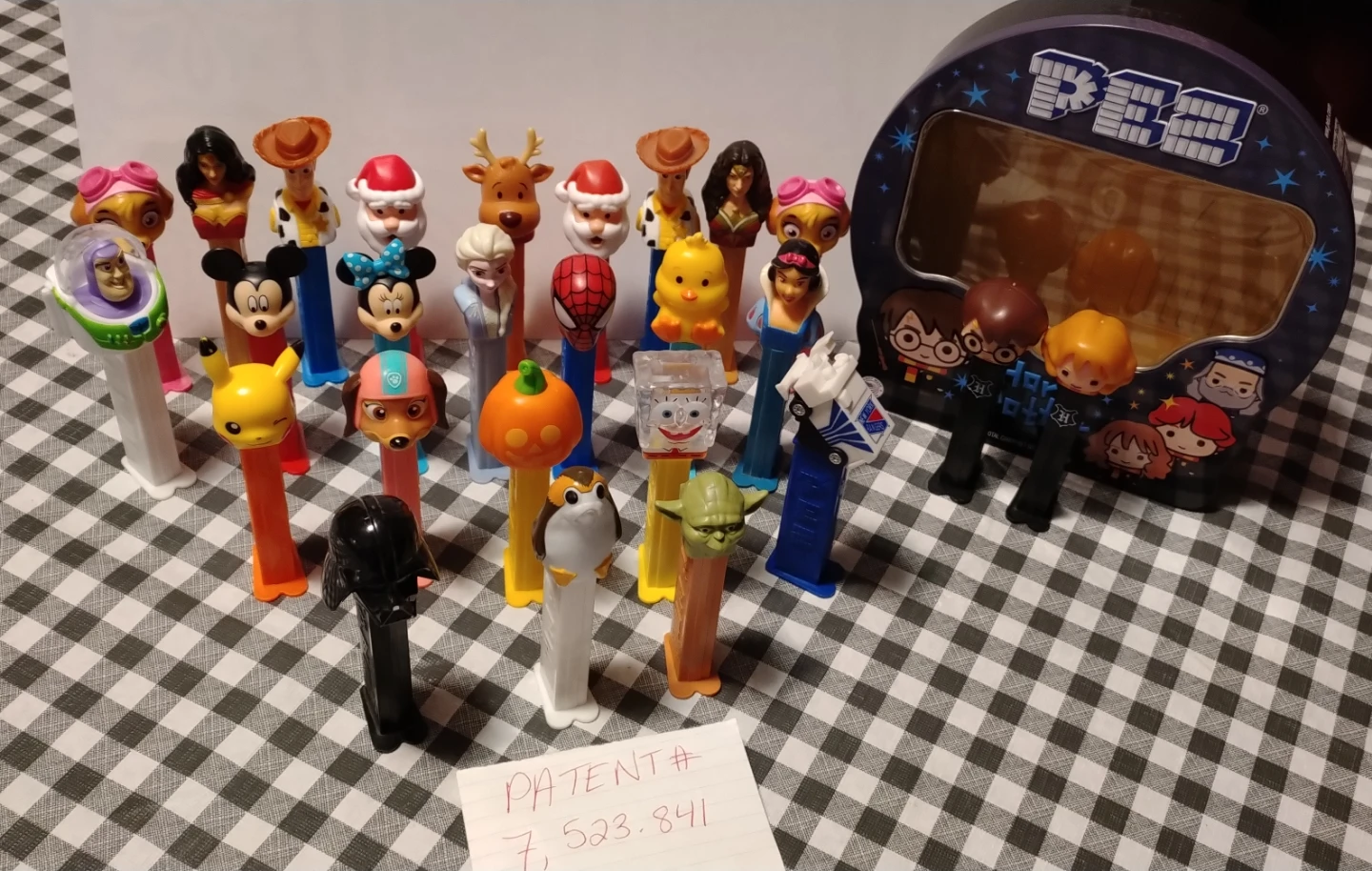 Assorted PEZ Candy Dispensers