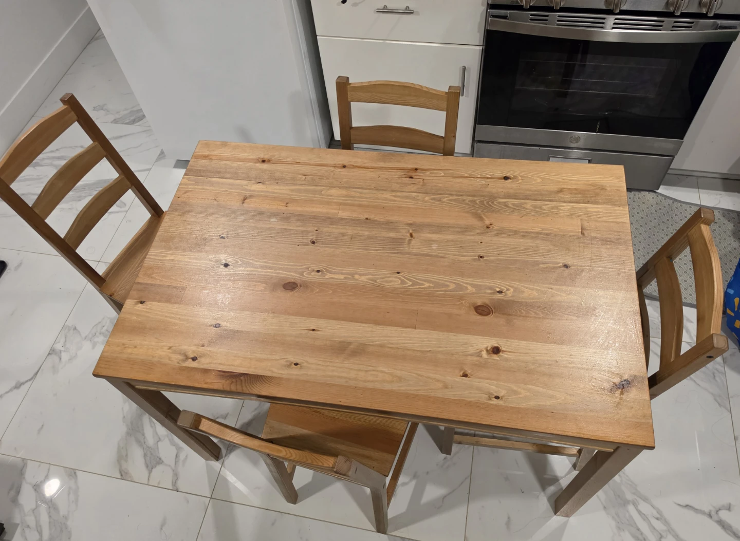 Moving out sale -Ikea Dining Table and 4 Chairs Set