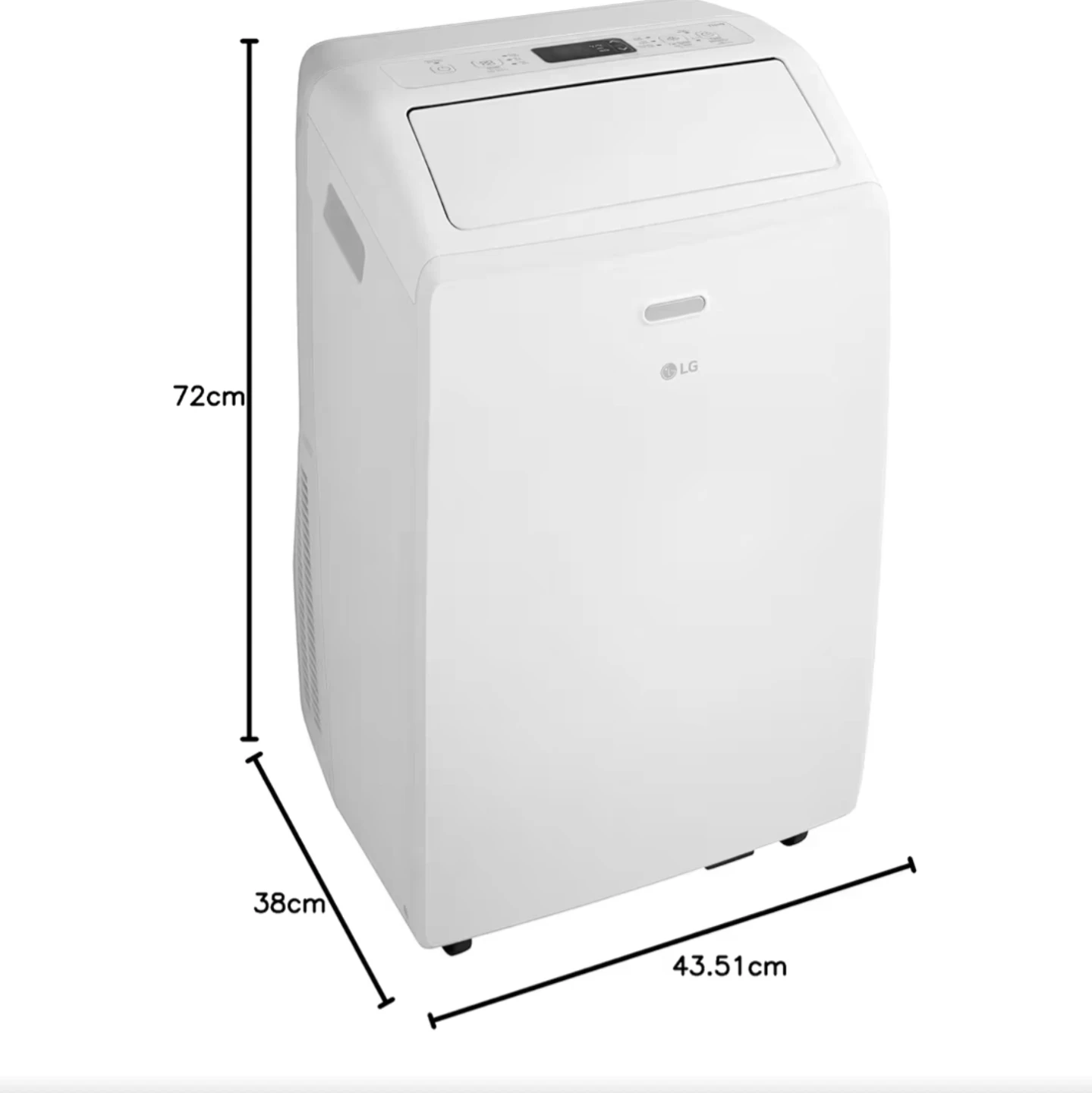 LG 10,000 BTU Portable Air Conditioner - 6893 - photo 2