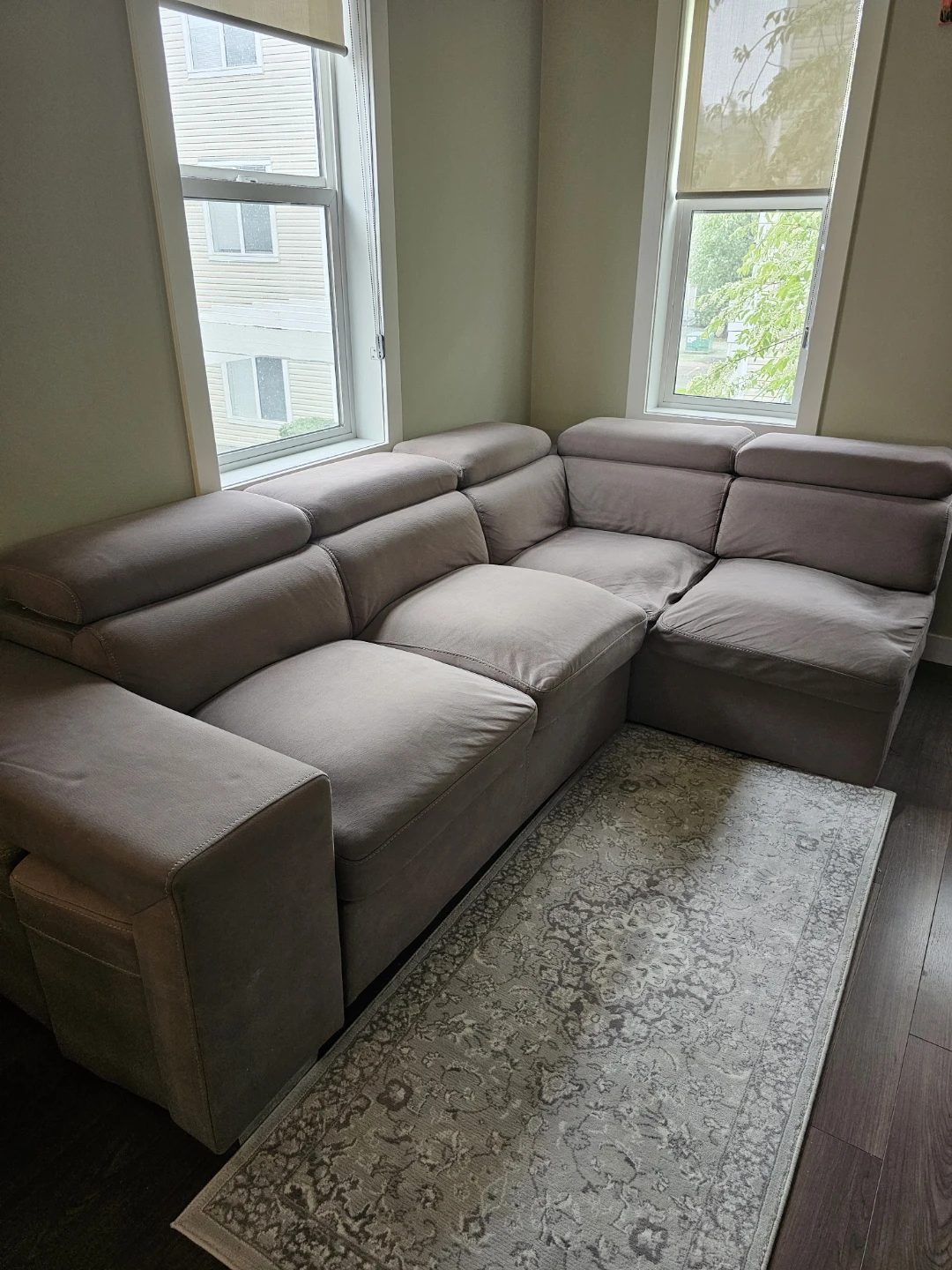 Modular Sectional Sofa with Ottoman - photo 2