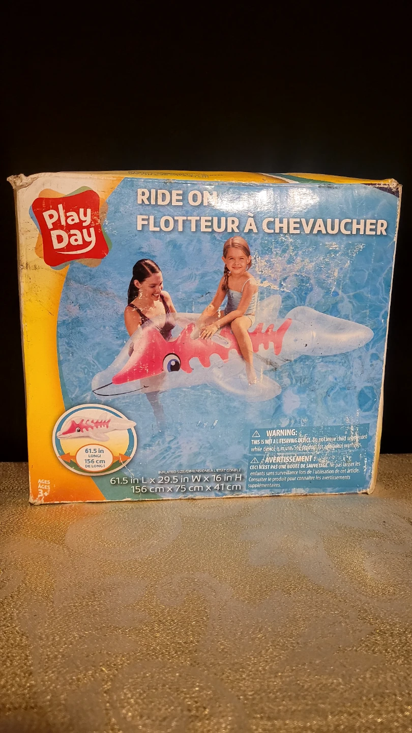 Ride On Dolphin Pool Inflatable Float