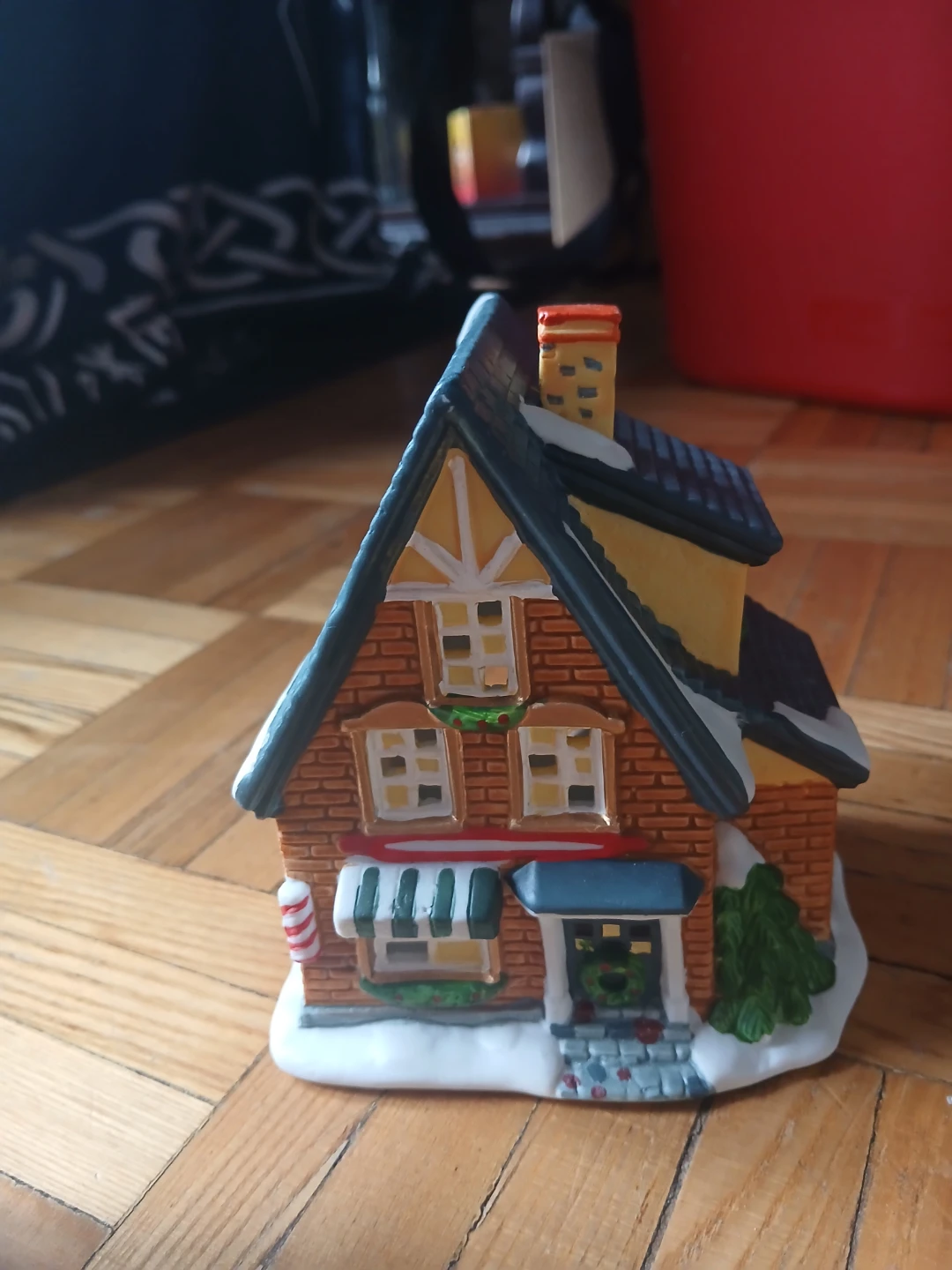 Set of Ceramic Christmas Village Houses - photo 4