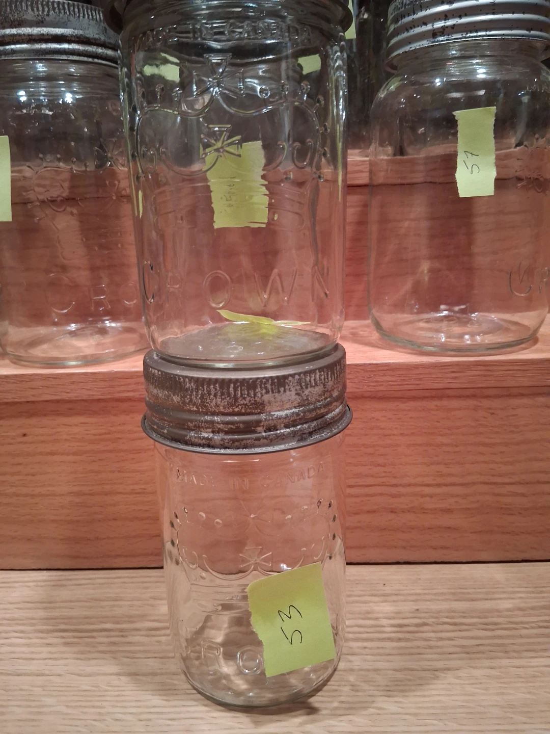69 Vintage Crown Mason Jars - photo 4