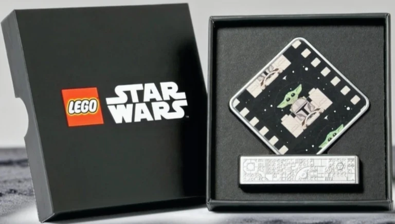 LEGO Star Wars The Mandalorian Beskar''&''Baby Yoda Pin