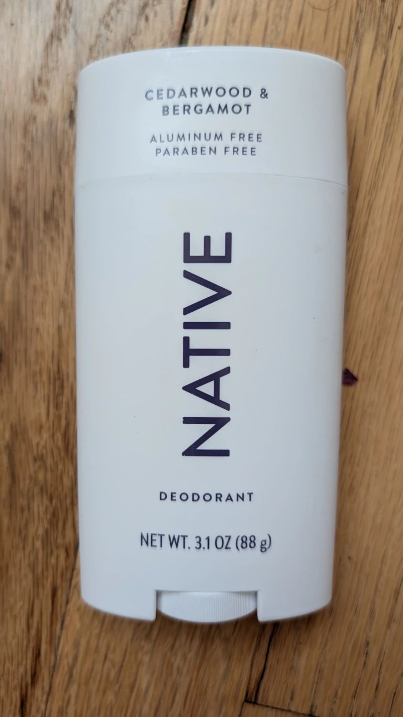 NEVER USED Native Cedarwood & Bergamot Deodorant - 3.1 oz - photo 2